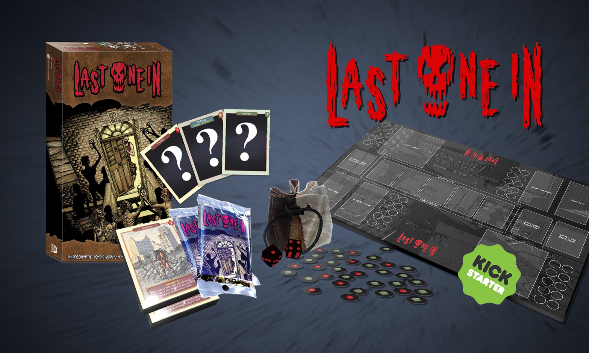 Last One In A Zombie Themed Card Game